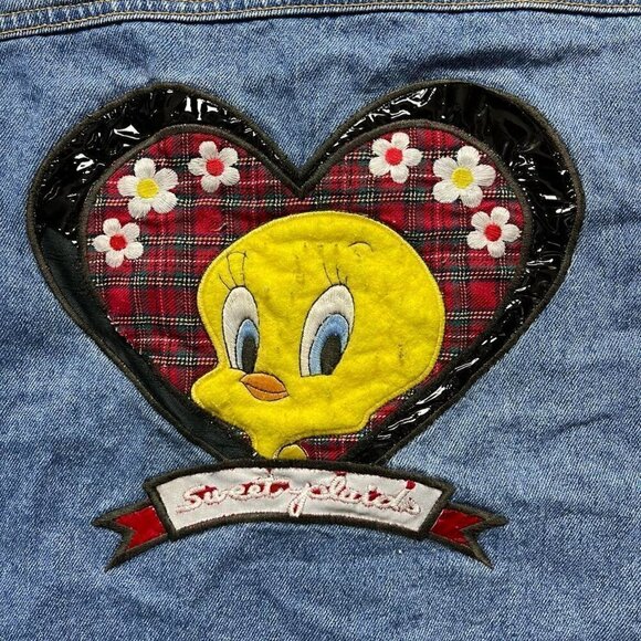 Vintage denim trucker jacket - Picture 3 of 5